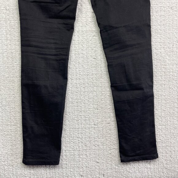 Levi's 721 Skinny Leg High Rise Dark Black Denim Womens Size 28 Jeans Casual - Picture 10 of 10